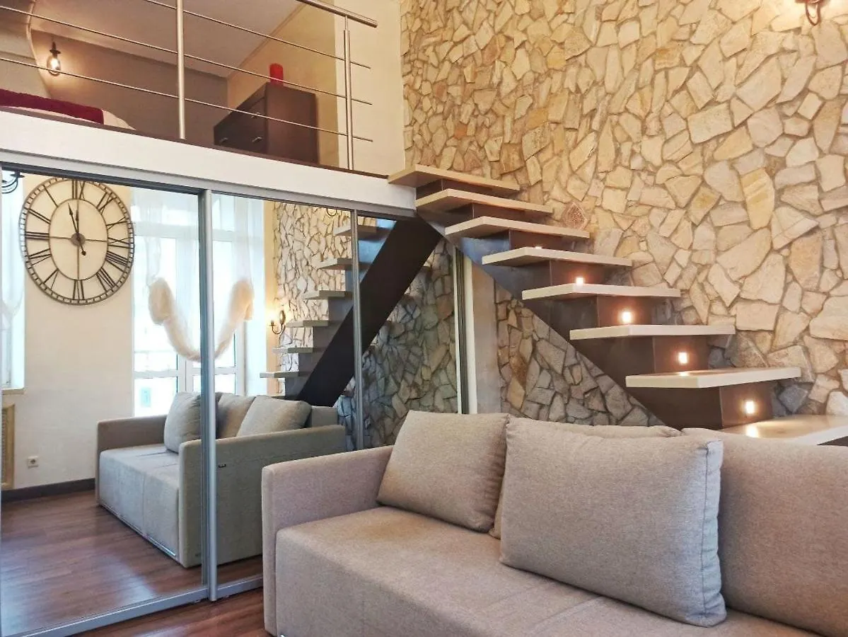 Apartment Двухуровневая Дизайнерская Квартира В Центре Киева
